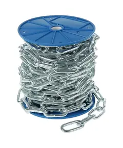 APRO 5 мм DIN 5685C бухта 32 м Цепь длиннозвенная оцинкованная