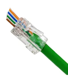зі наскрізними отворами 100 шт Конектор UTP RJ45 кат. 6
