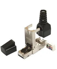RJ45 STP кат. 6A Коннектор экранированный