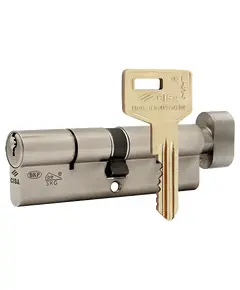 CISA C3000 80T (35*45T) Циліндр нікель матовий 3 ключі