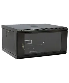 19" 4U 600x400x284мм акриловое стекло, черный Шкаф