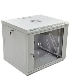 19" 9U 600x600x507мм акриловое стекло серый Шкаф