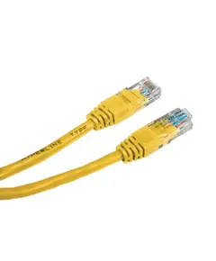 Патч-корд Ritar UTP, 0.25 м, кат. 5e желтый