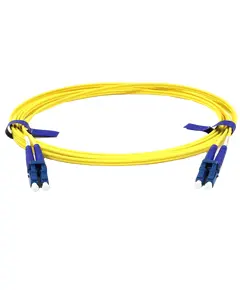 Патчкорд оптичний LC/UPC-LC/UPC SM 1.5 м Duplex Slim Патчкорд оптический