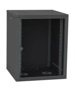 IPCOM СН-18U 600х450 стекло RAL9005 Шкаф серверный
