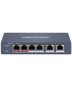 Hikvision DS-3E1106HP-EI Коммутатор 6 портов управляемый