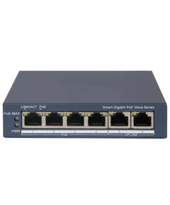 Hikvision DS-3E1506P-EI/M PoE Коммутатор 6 портов управляемый