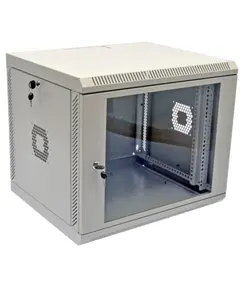 19" 9U 600х350х507 мм акриловое стекло серый Шкаф