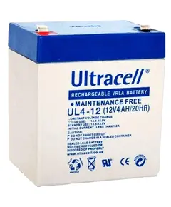Ultracell UL4-12 AGM 12В 4 А•г Акумуляторна батарея