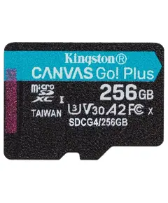 KINGSTON 256GB microSDXC Canvas Go Plus Gen4 200R Модуль флеш-пам'яті