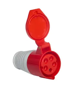 UEA 225 32А 380В 3Р+N+Е IP44 Розетка переносна