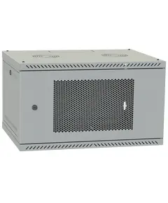 IPCOM 4U 600x600 двері перфорація (сіра) Шафа телекомунікаційна