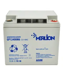 MERLION AGM GP12400M6 12В 40 А•г Акумуляторна батарея