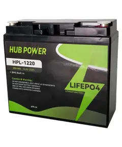 Hub Power HPL-1220 LiFePO4 12В/20А•г Акумуляторна батарея