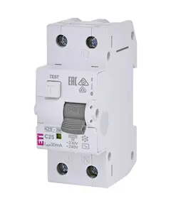ЕТІ KZS-2M C 25/0.03 10kA Дифавтомат