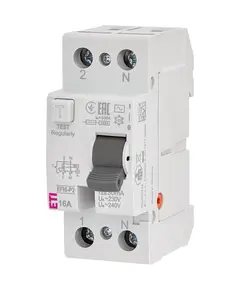 ЕТІ 2р EFI6-P2 16/0,03 тип AC (6kA) Реле диференційне (ПЗВ)