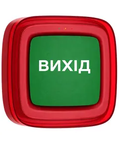 Ajax EN54 FireProtect (Sounder/VAD) red пожежний світлозвуковий "ВИХІД" Cповіщувач