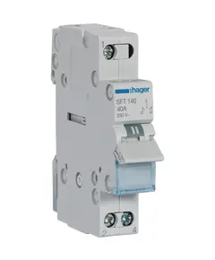 Hager SFT140 I-0-II з загальним виходом зверху, 1-пол., 40А/230В Перемикач