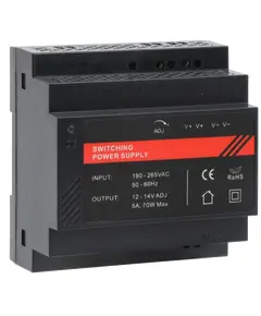 DR12060-02 12V/5A Блок живлення на DIN рейку