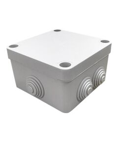 COURBI 100x100x50 серая Коробка распределительная с кабель-вводами