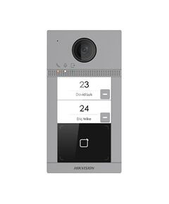 DS-KV8213-WME1(B) 2 Мп IP вызывная панель на 2 абонента c ИК подсветкой и Wi-Fi