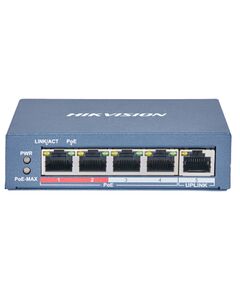 DS-3E0105P-E(B) 4-портовый неуправляемый POE коммутатор Hikvision