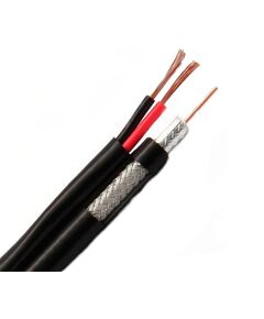 F5967BVcu+2*0,75 black Кабель комбинированный OK-NET бухта 305 м