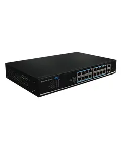 UTP1218-PSB150 16-портовий 100M PoE+ 2 порта 1000M RJ45