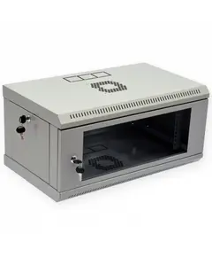UA-MGSWL435G Шафа 19" 4U, 600x350x284мм (Ш*Г*В), економ, акрилове скло, сіра
