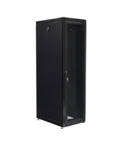 UA-MGSE4268MPB Шафа 19" 42U, 610х865 мм (Ш*Г), посилена, перфоровані двері (66%), чорна