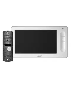 AVD-7005 Комплект відеодомофону білий/сірий