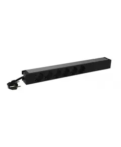 PDU Legrand 3м 19' 16А Блок розподілу живлення 6 розеток 2К+3 німецький стандарт шнур живлення