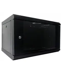 WMNC-6U-FLAT- BLACK Hypernet 6U 600x450 Шафа коммутаційна настінна 6U 600x450