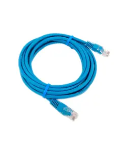 Патч-корд RITAR литой, CCA, UTP, RJ45, Cat.5e, 0,5m, синий Q2000 (PCR-CCA/0.5Be)
