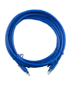 Патч-корд RITAR литой, UTP, RJ45, Cat.5e, 1m, синий, Cu (медь)(PCR-CU/1Be)