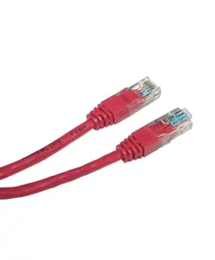 Патч-корд E-server UTP, 0.5 м, кат. 5e красный
