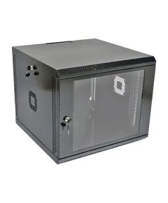 9U Шкаф 19" , 600х600х507 мм (Ш*Г*В), акриловое стекло, черный