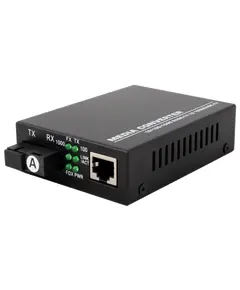 TelStream MC-218/320SC Медіаконвектор (1310TX&1550RX, 10/100/1000, 20км SC)
