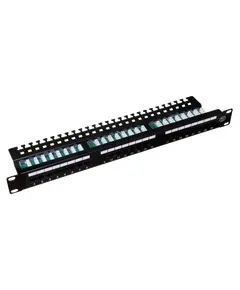 Hypernet PP-UTP24-WMR Патч-панель 24 порта 19" с менеджментом кабеля