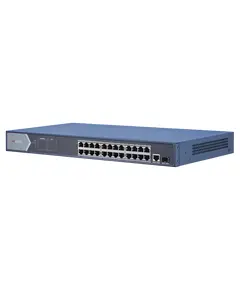 DS-3E0526P-E 24-портовый гигабитный неуправляемый PoE коммутатор