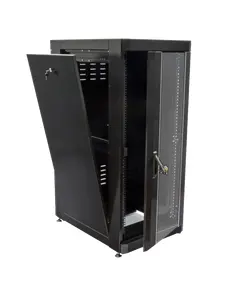 19" 28U, 610х865 мм Шкаф усиленный, перфорированная дверь (66%), черный