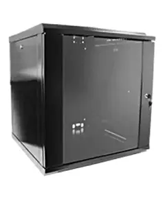 Hypernet WMNC66-12U-FLAT-BLACK 12U 600x600 Шафа коммутаційна настінна розбірна