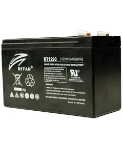 Ritar RT1290 9А•ч 12В Свинцово-кислотная аккумуляторная батарея