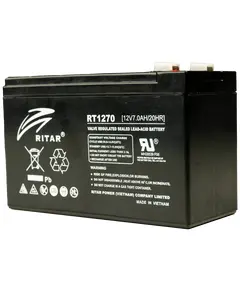 Ritar RT1270 7А•ч 12В Свинцово-кислотная аккумуляторная батарея