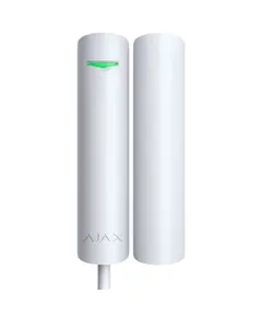 Проводной магнитоконтактный извещатель Ajax Superior DoorProtect Plus white Fibra