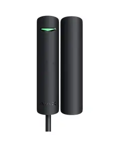 Проводной магнитоконтактный извещатель Ajax Superior DoorProtect Plus black Fibra
