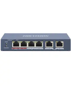DS-3E0106HP-E/M 4-портовый неуправляемый POE коммутатор Hikvision