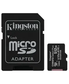 Kingston 512GB micSDXC Canvas Select Plus 100R A1 C10 Card + ADP Модуль флэш-памяти