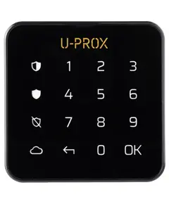 U-Prox Keypad G1 Black Беспроводная сенсорная клавиатура для одной группы