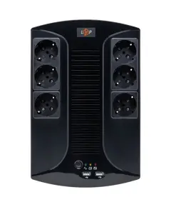 LOGICPOWER 650VA-6PS (455Вт) Джерело безперебійного живлення